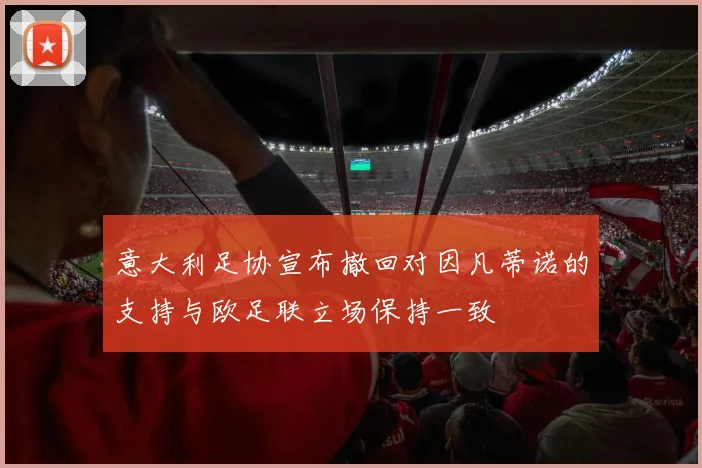 意大利足协宣布撤回对因凡蒂诺的支持与欧足联立场保持一致